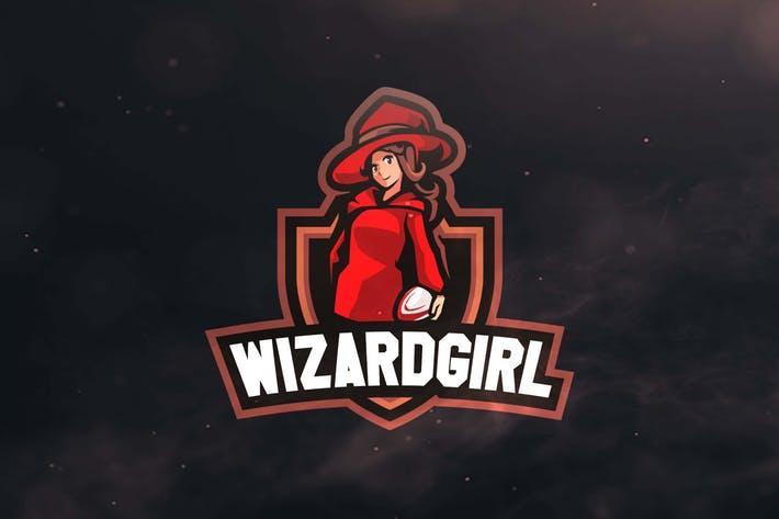 Girl Gaming Logo - Wizard Girl Sport and Esports Logos by ovozdigital on Envato Elements