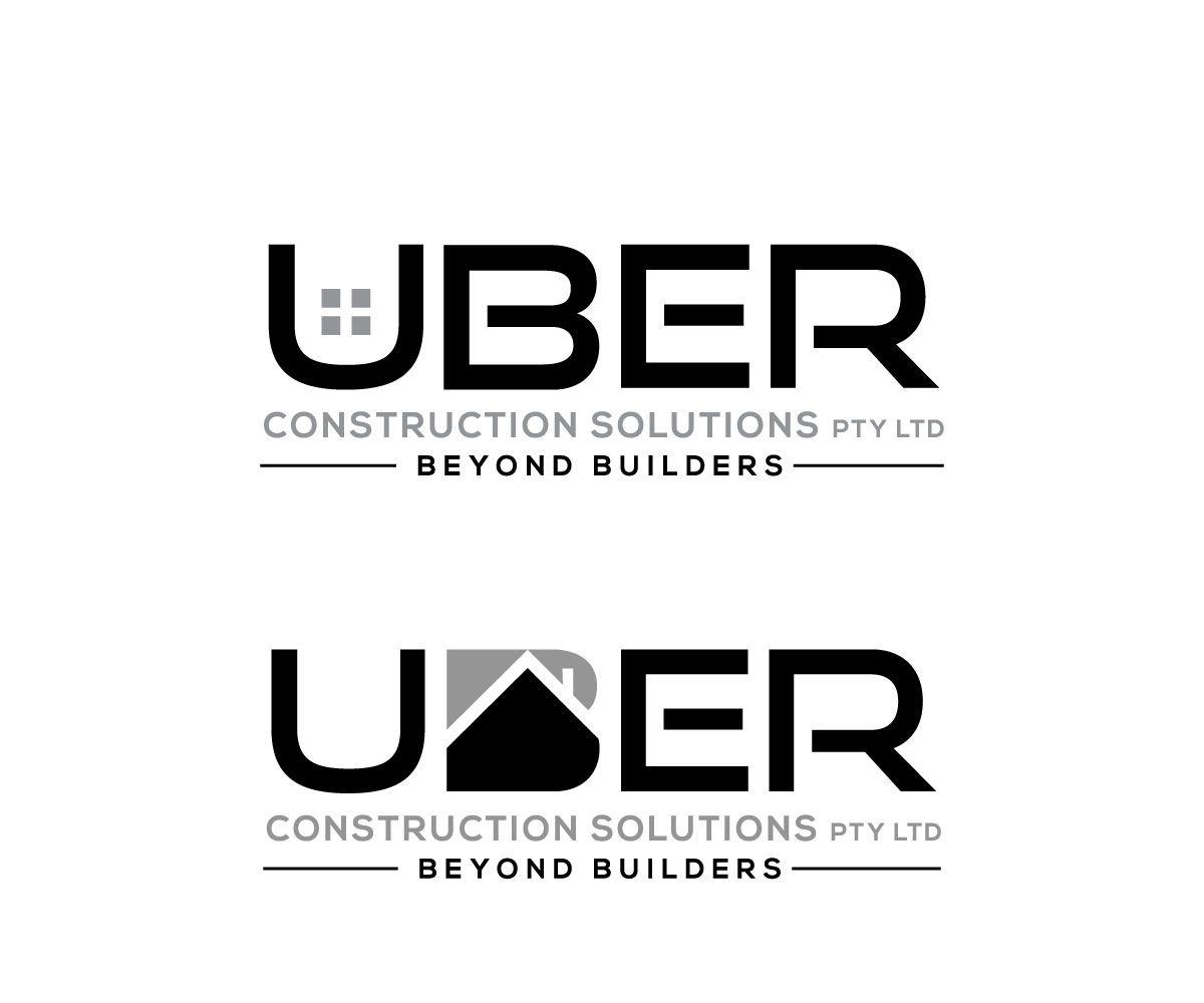 Uber Company Logo - Modern, Bold, Construction Company Logo Design for 
