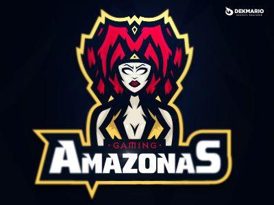 Girl Gaming Logo - Amazonas Gaming