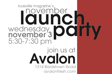 Louisville Magazine Logo - Join us at Avalon for November's Louisville Magazine launch party