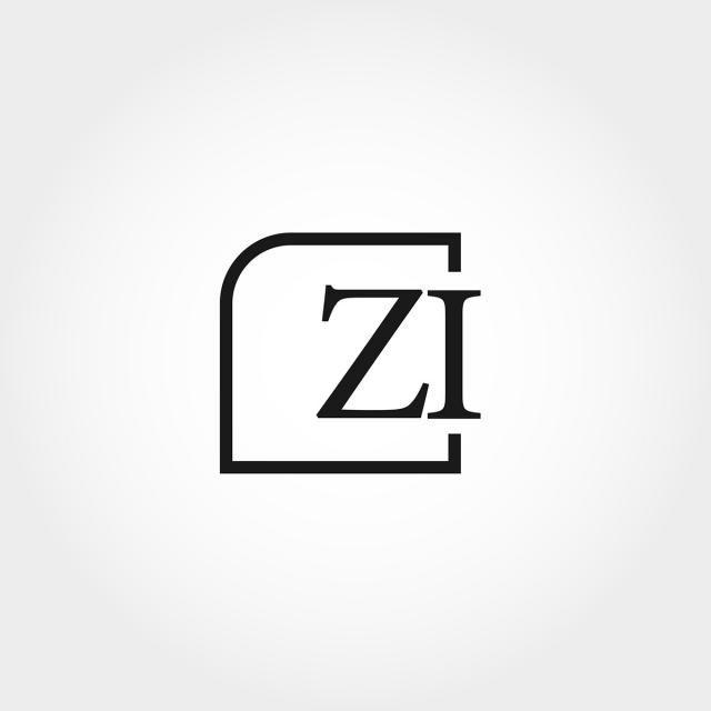 Zi Logo - Initial Letter ZI Logo Template Design Template for Free Download on ...