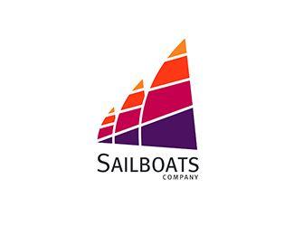Sailboat Triangle Logo - Sailboats Designed by Madadayo | BrandCrowd
