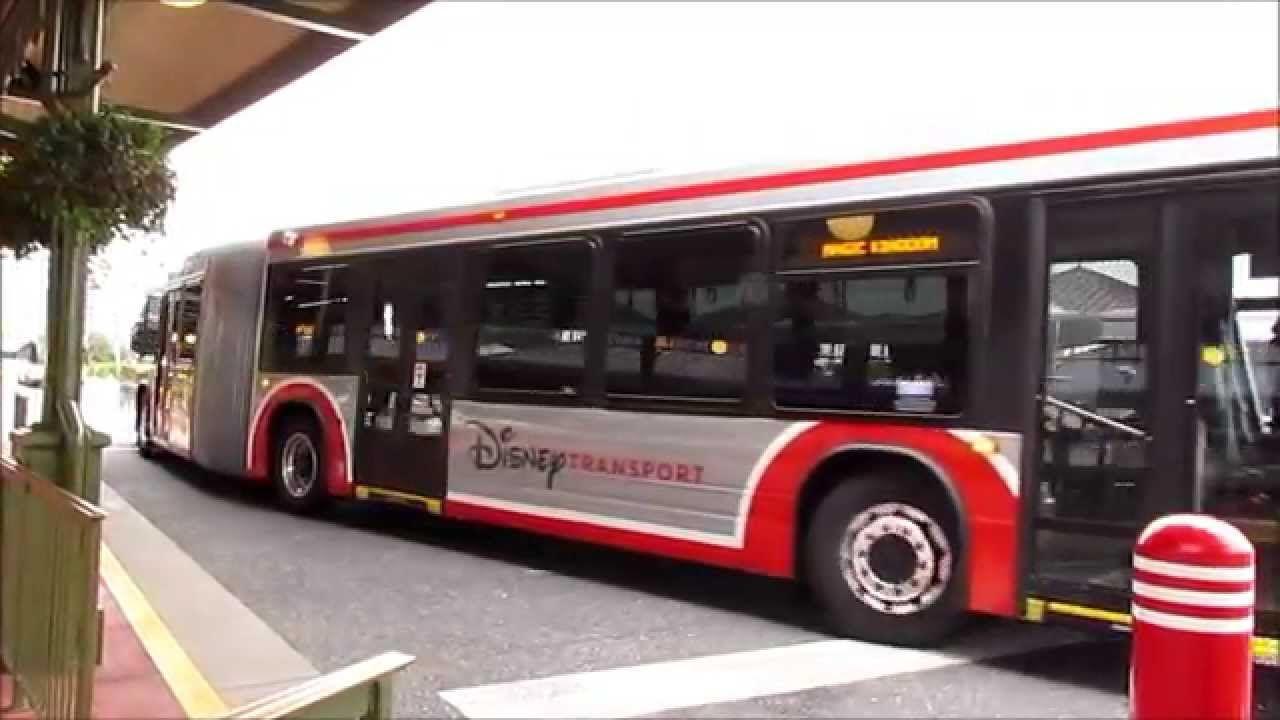 Disney World Bus Logo - Inside Walt Disney World's New Articulated Bus - YouTube