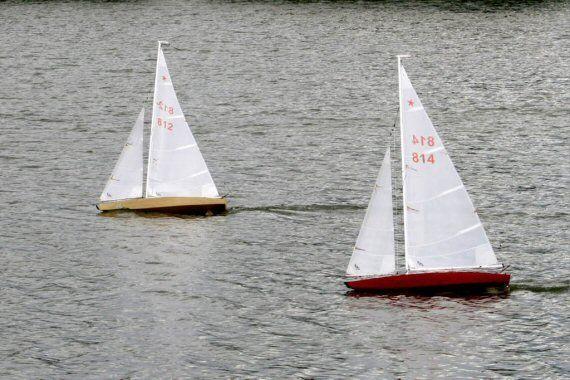 Sailboat Triangle Logo - AMYA Star45 How To Build R/C Model Sail Boat -