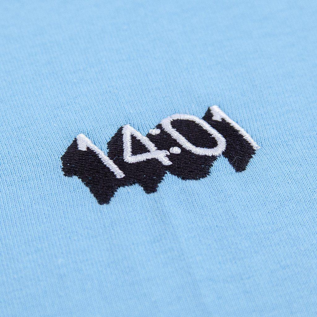 Blue V Logo - Logo T Shirt in Sky Blue by 14:01 Skateboard Co | Bored of Southsea
