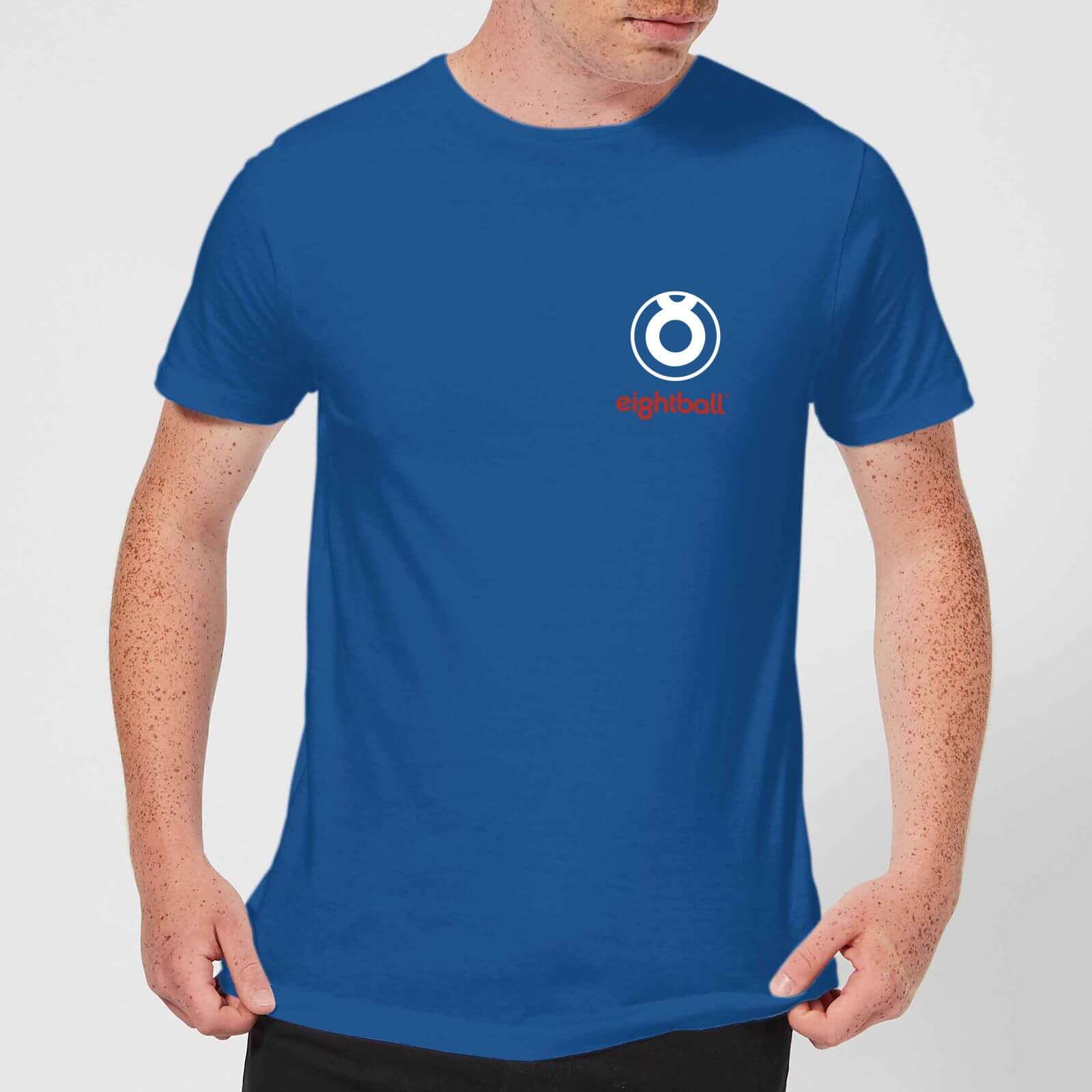 Blue V Logo - Pocket Logo Men's T Shirt Blue. Ei8htball, Live