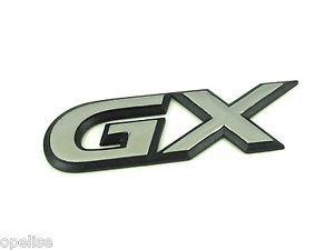 GX Logo - Genuine New NISSAN GX BOOT BADGE Emblem Micra K11 1992-02 ...