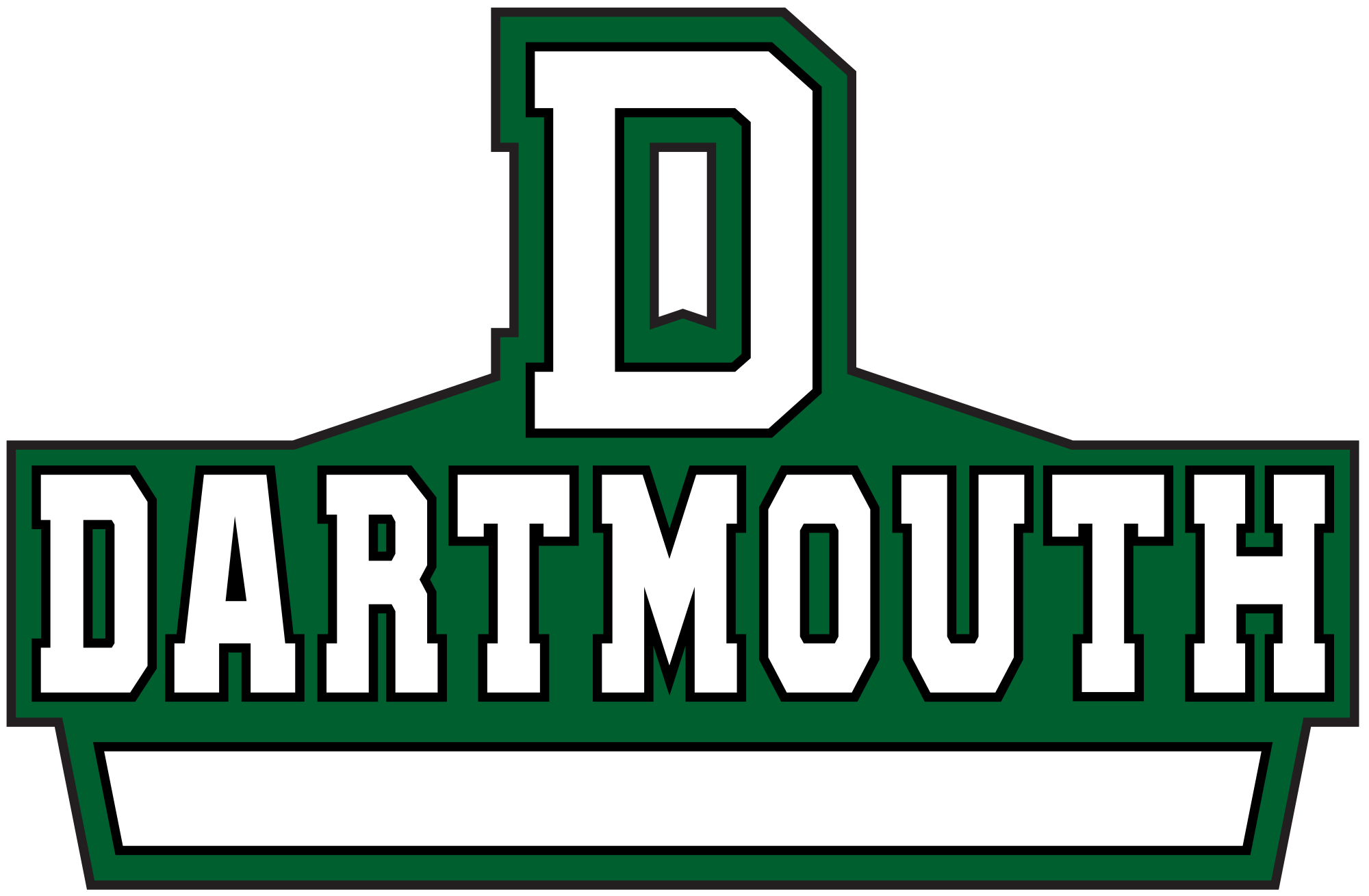 Dartmouth Logo - File:Dartmouth Big Green logo.svg - Wikimedia Commons