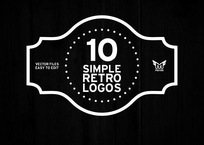 Retro F Logo - Simple Retro Logo Graphics Creative Market
