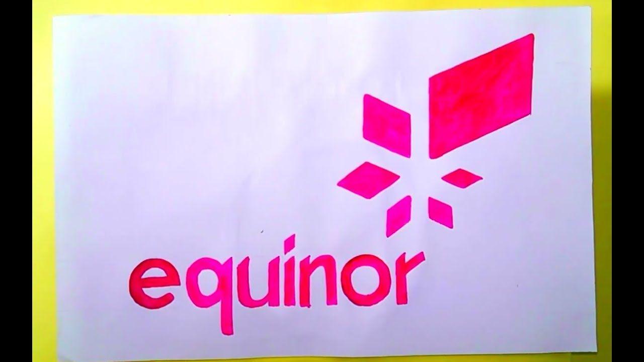 Equinor Logo - How to draw the Equinor logo - YouTube