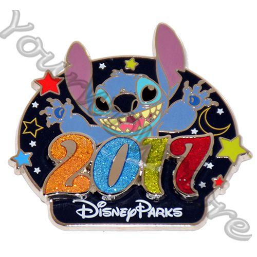 Disney 2017 Logo - Disney Annual Pin - 2017 Logo - Stitch