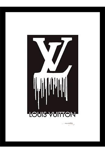 Dripping LV Logo - Farichild Paris 