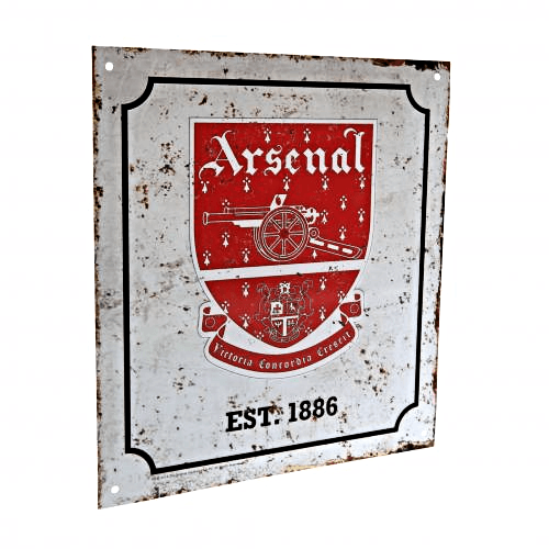 Retro F Logo - Arsenal F.C. Retro Logo Sign