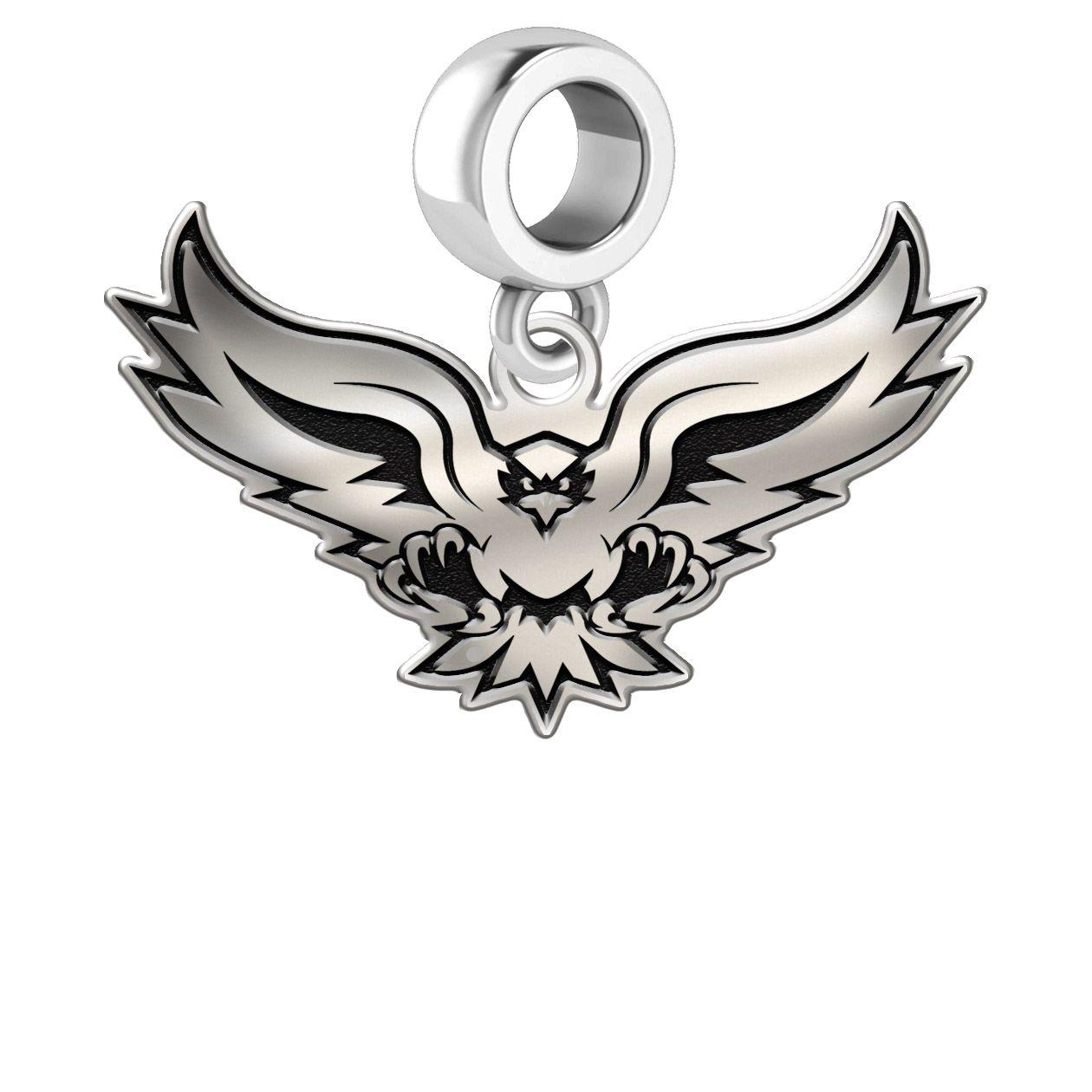 Hartford Hawks Logo - Wholesale Hartford Hawks Sterling Silver Charms and College Jewelry