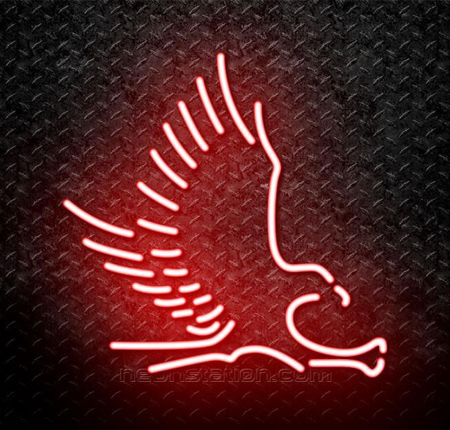 Hartford Hawks Logo - NCAA Hartford Hawks Mascot Logo Neon Sign For Sale // Neonstation