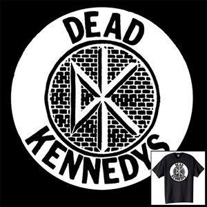 Punk Rock Band Logo - Dead Kennedys T Shirt Vintage Style DK Punk Rock Band Logo V2 Size S
