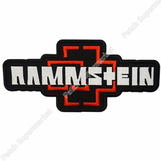 Punk Rock Band Logo - 4.3 BACK Red Heavy Metal Music PUNK Rock Band LOGO Embroidered IRON
