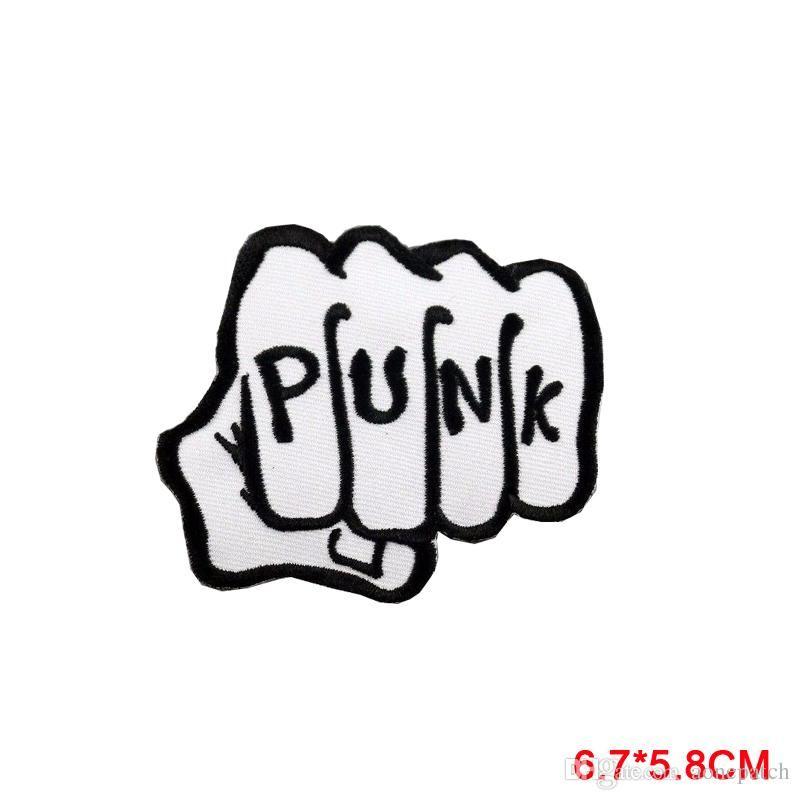 Punk Rock Band Logo - PUNK Rock Band Logo Iron And Sewing on Patches Patch Embroidered