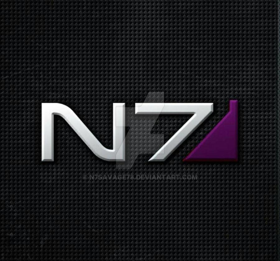 Purple Savage Logo - purple N7 logo