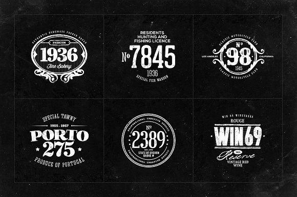 Retro Logo - Retro Logo Templates V.10 ~ Logo Templates ~ Creative Market