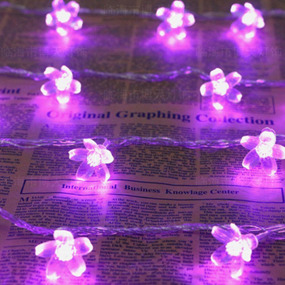 Blue Purple Sphere Logo - richgroup: 10 m 100 purple sphere waterproof LED flower cherry LED ...