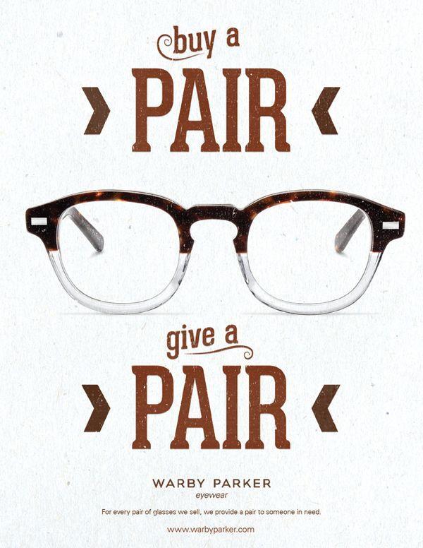 Warby Parker Logo - Warby Parker Magazine Ad by Max Schwanger, via Behance | Spot that ...