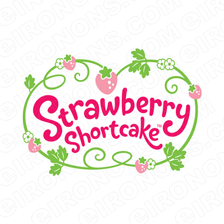 Strawberry Shortcake Logo - STRAWBERRY SHORTCAKE LOGO CHARACTER T-SHIRT IRON-ON TRANSFER DECAL ...