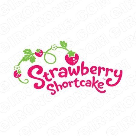 Strawberry Shortcake Logo - STRAWBERRY SHORTCAKE LOGO CHARACTER T-SHIRT IRON-ON TRANSFER DECAL ...