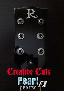 Custom R Logo - Custom R MOP Kerry King style Guitar Headstock Logo Vinyl Sticker ...