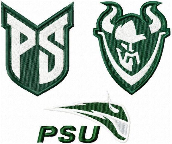 Portland State University Logo - Portland State Vikings logos machine embroidery design for instant