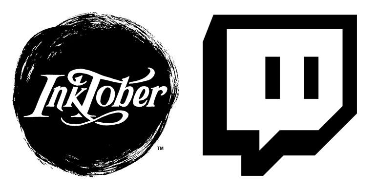 Black Twitch Logo - Share your drawing process for Inktober! – Twitch Blog
