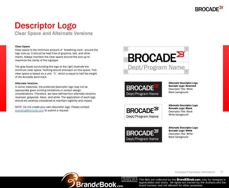 Brocade Logo - Brand Manual Corporate Identity Guidelines PDF Download Categories ...