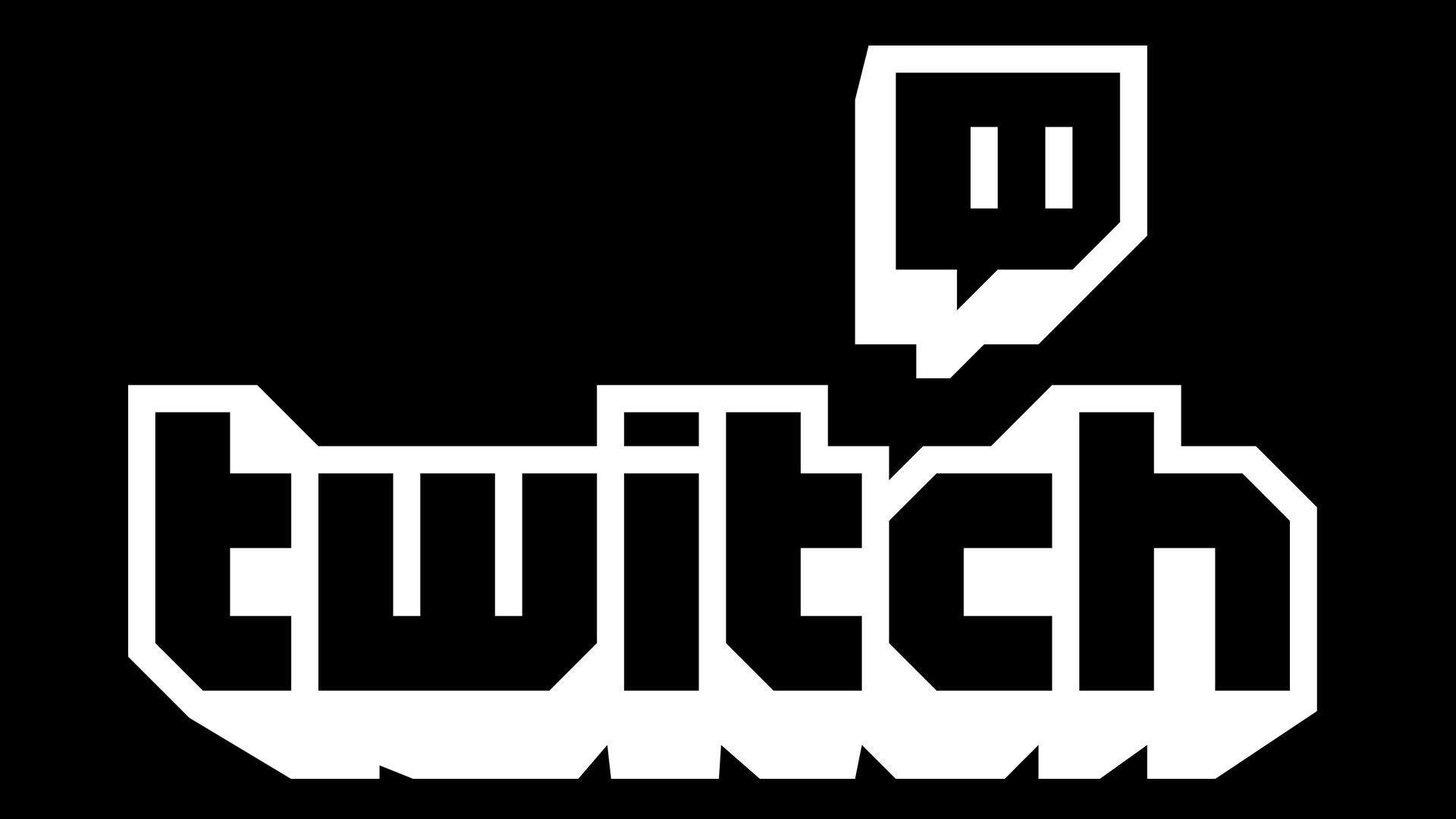Black Twitch Logo
