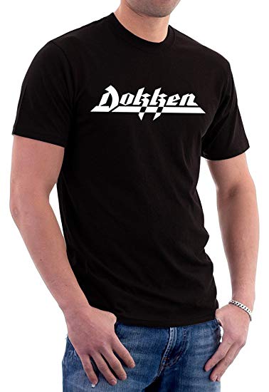 Dokken Logo - UD Gate Dokken Metal Band Logo Men's T-Shirt | Amazon.com