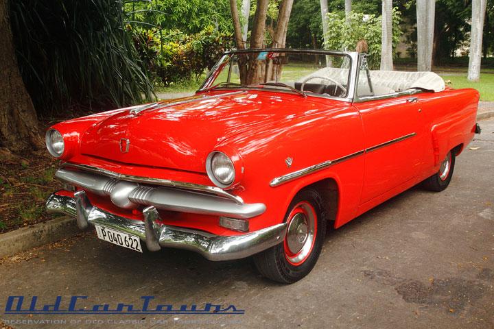 Old Red Cars Logo - Ford Crestline Sunliner 1953 - Red | Old Classic American Cars Tours ...