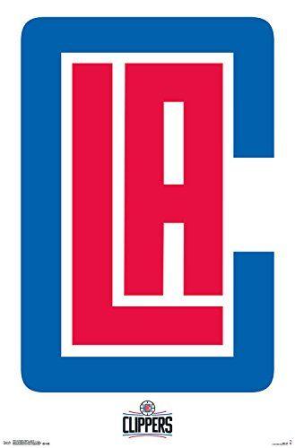 Clippers Logo - Amazon.com: Trends International Los Angeles Clippers Logo Wall ...