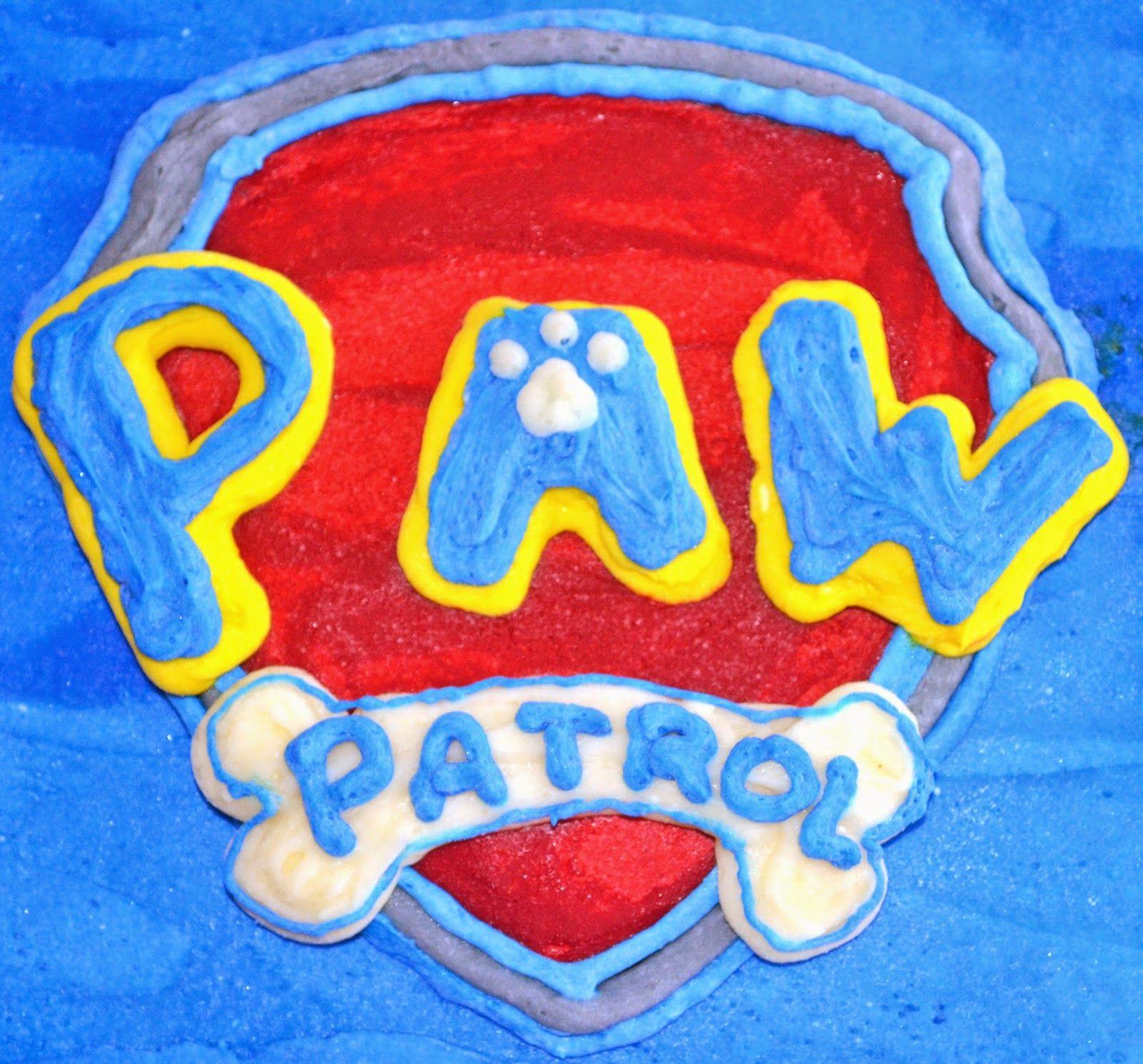 Blue Paw Patrol Logo - Affordable Cakes by Tiffany: Paw Patrol Sheet Cake