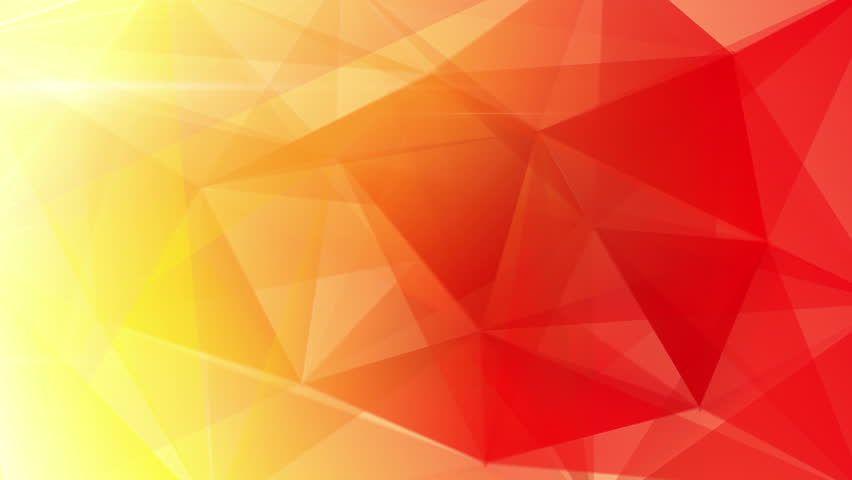 Red Orange Triangle Logo - Yellow Orange Red Triangles. Computer Stock Footage Video 100