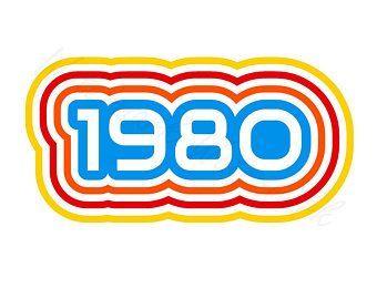 1980s Logo - 80's retro logo