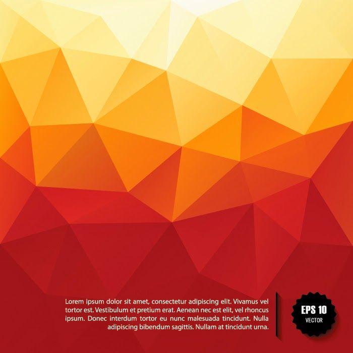 Red Orange Triangle Logo - Orange Triangle Geometric Pattern by dryopus on DeviantArt
