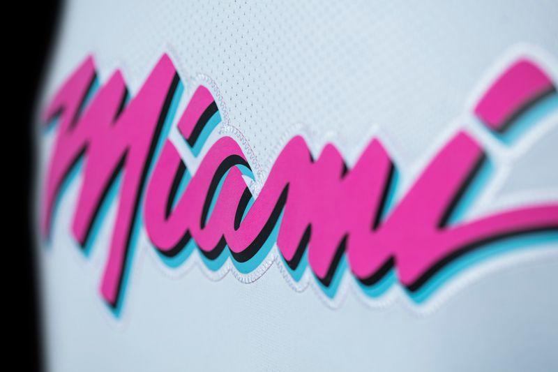 1980s Logo - NBA's Miami Heat Embraces All Things Vice in Logo, Uniform