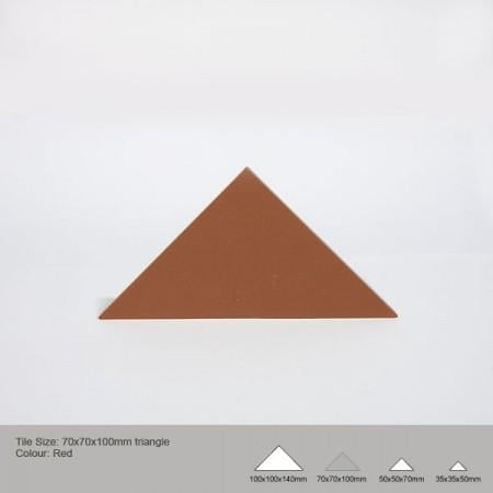 Red Orange Triangle Logo - Triangle Tile