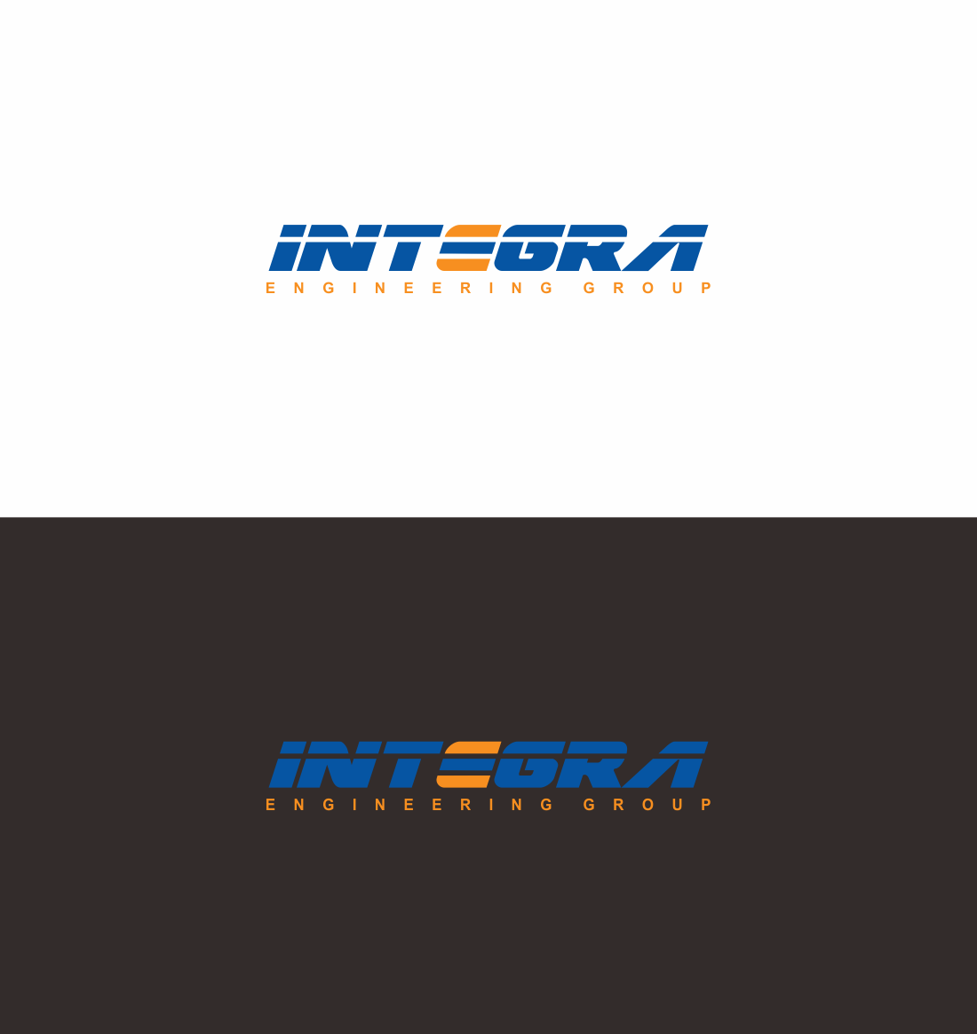 Orange and Blue Engineering Logo - Bold, Serious, Engineering Logo Design for INTEGRA Engineering by ...