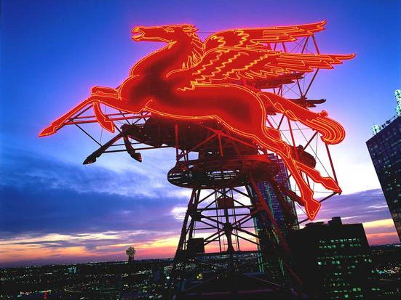 Flying Red Horse Logo - MAGNOLIA'S FLYING RED HORSE - Dallas Gateway