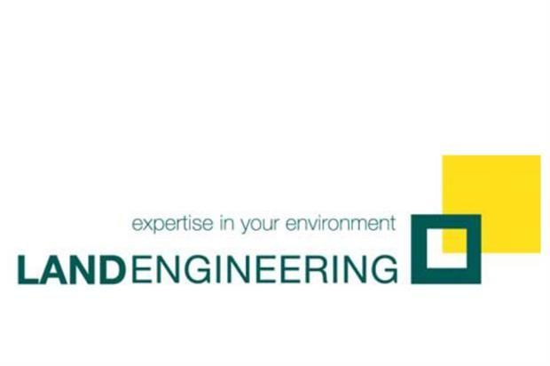 Orange and Blue Engineering Logo - Land Engineering Scotland in administration; idverde steps