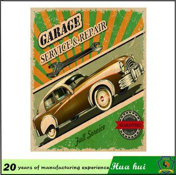 Vintage Garage Car Shop Logo - 2017 New Style Metal Signs,Car Shop Signs,Metal Poster C127 - Buy ...