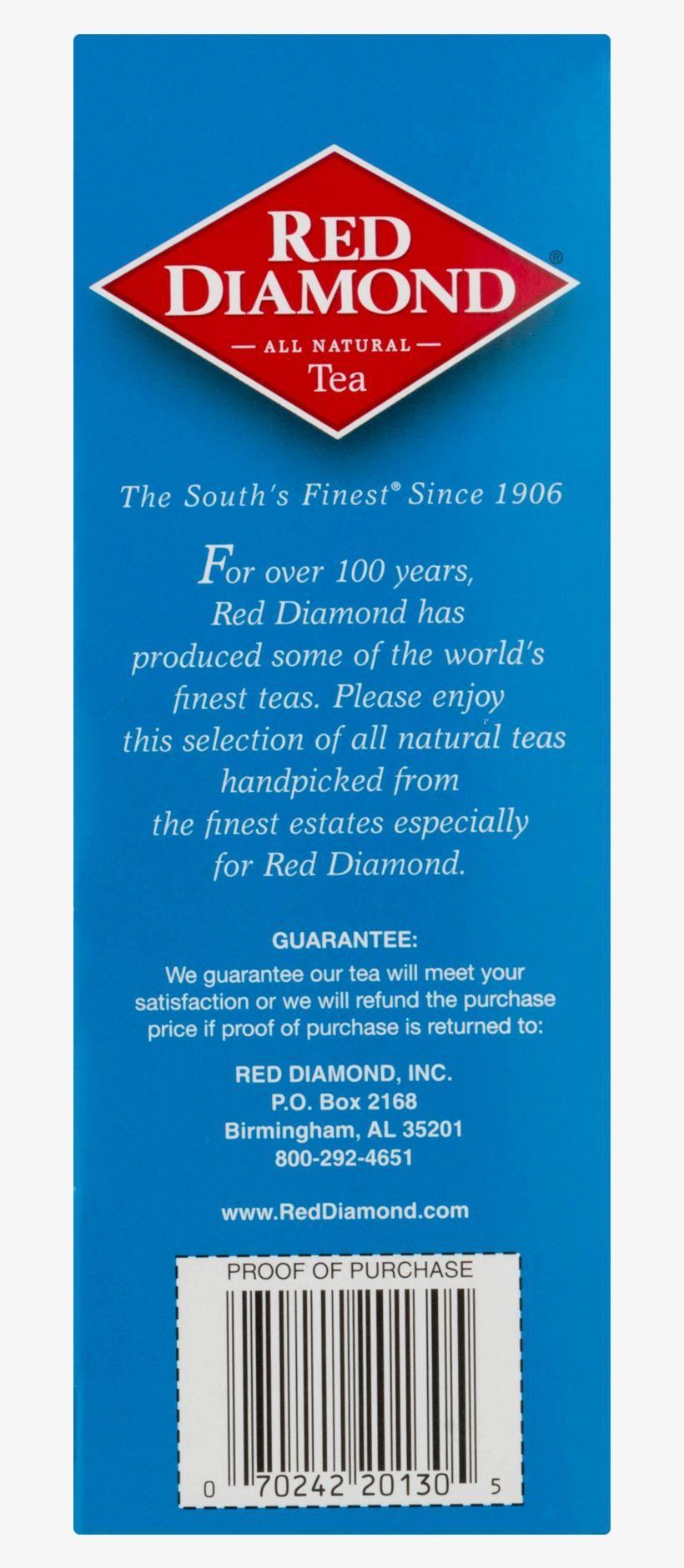 Red Diamond Inc. Logo - Red Diamond Tea Bags, 100 Count - Red Diamond Tea Bags, 100 Count, 8 ...