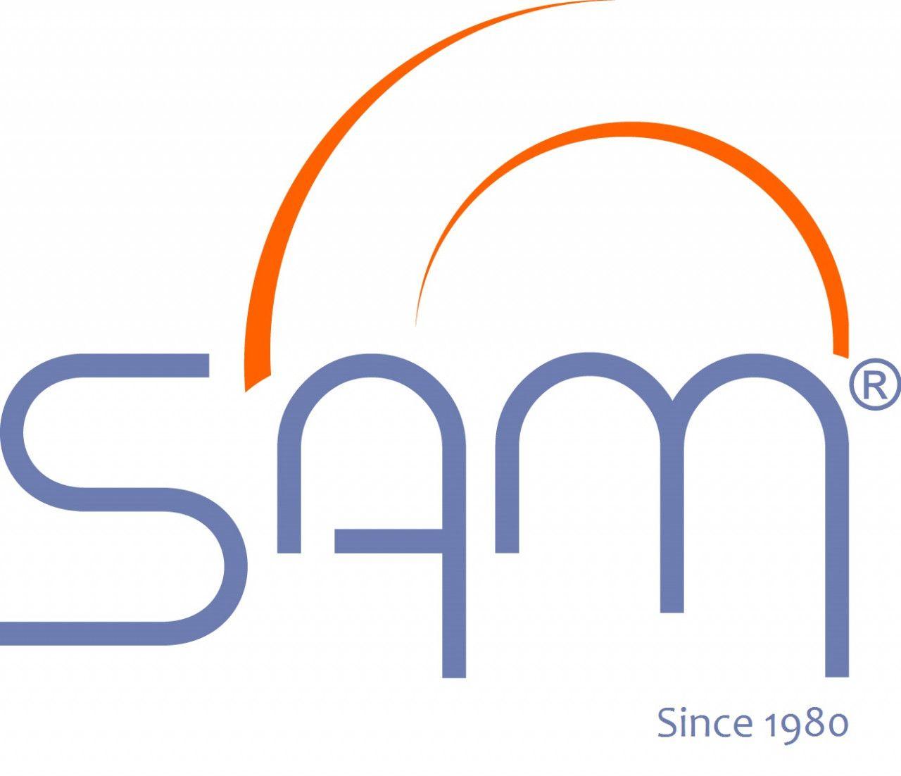 Orange and Blue Engineering Logo - SAM Engineering & Trade Co., Ltd. - i2O