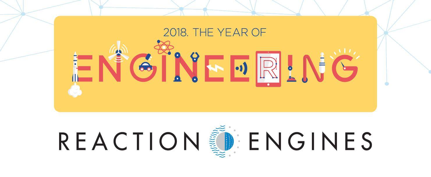 Orange and Blue Engineering Logo - Reaction Engines Partners with Government and Industry for Year of ...