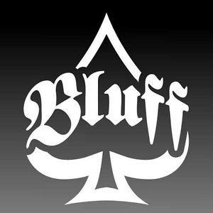 Ace Logo - Bluff Ace logo on the Ace of Spades Decal All In Poker Sticker